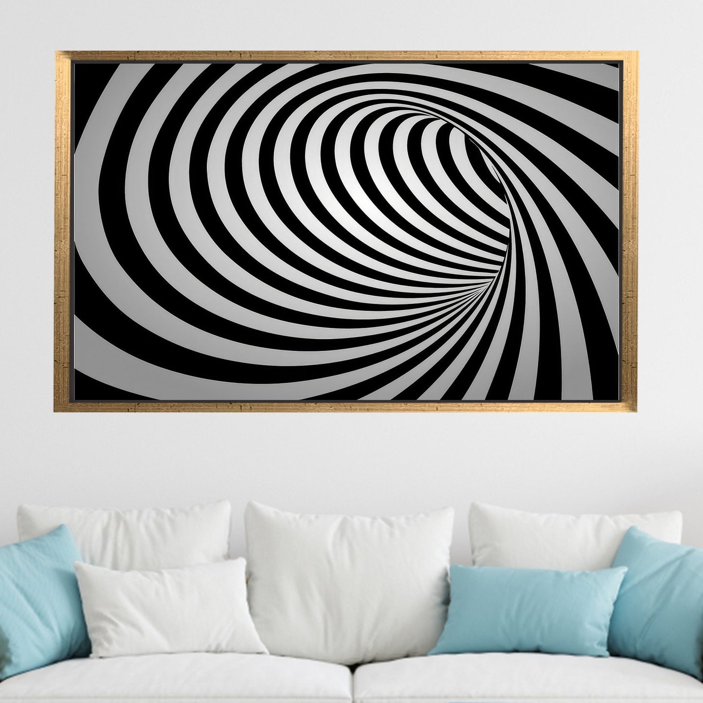Abstract Swirl Bridesmaid Gifts and Canvas Print