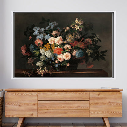 Floral 3D Flowers Canvas Print