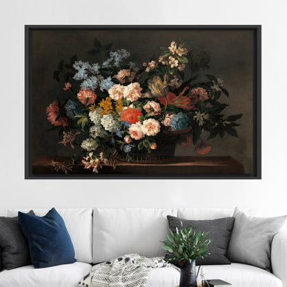 Floral 3D Flowers Canvas Print