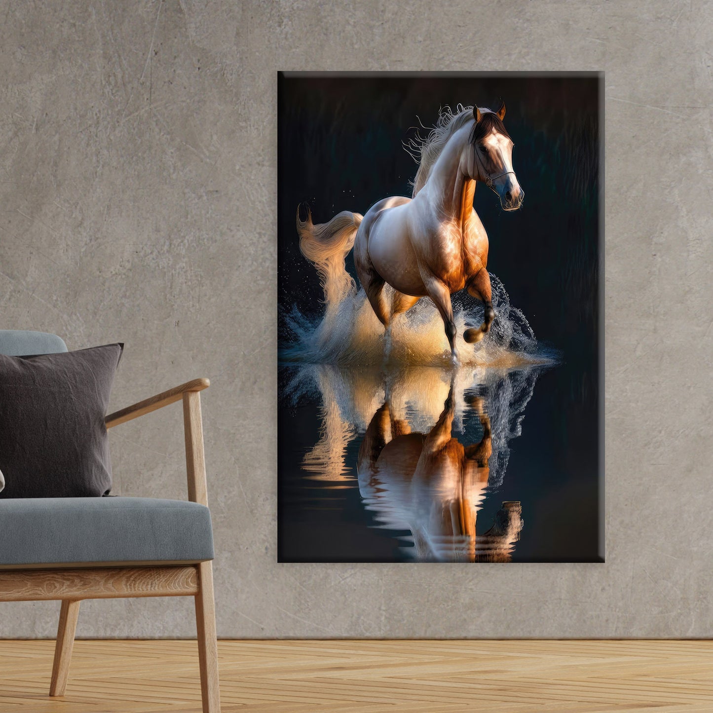 Running Horse Loft Horses Canvas Print