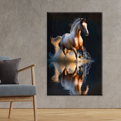 Running Horse Loft Horses Canvas Print