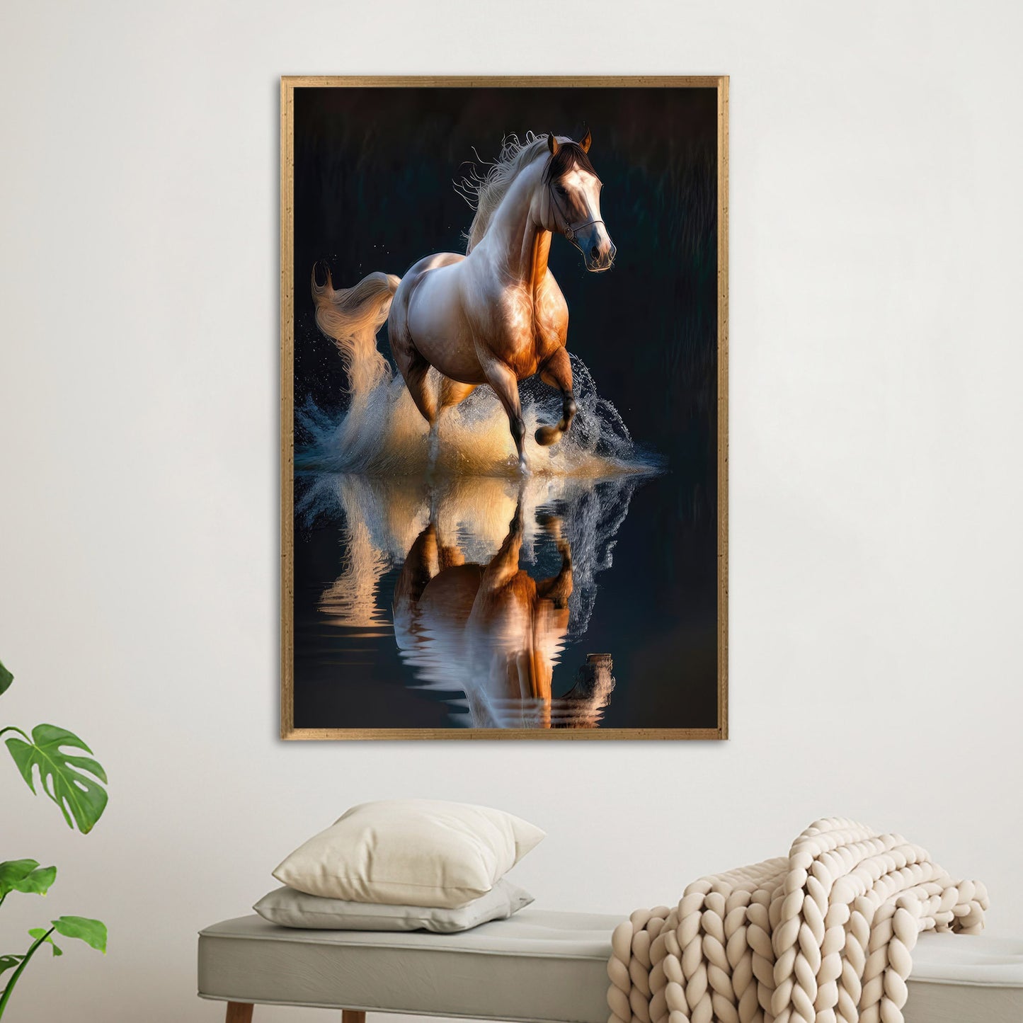 Running Horse Loft Horses Canvas Print