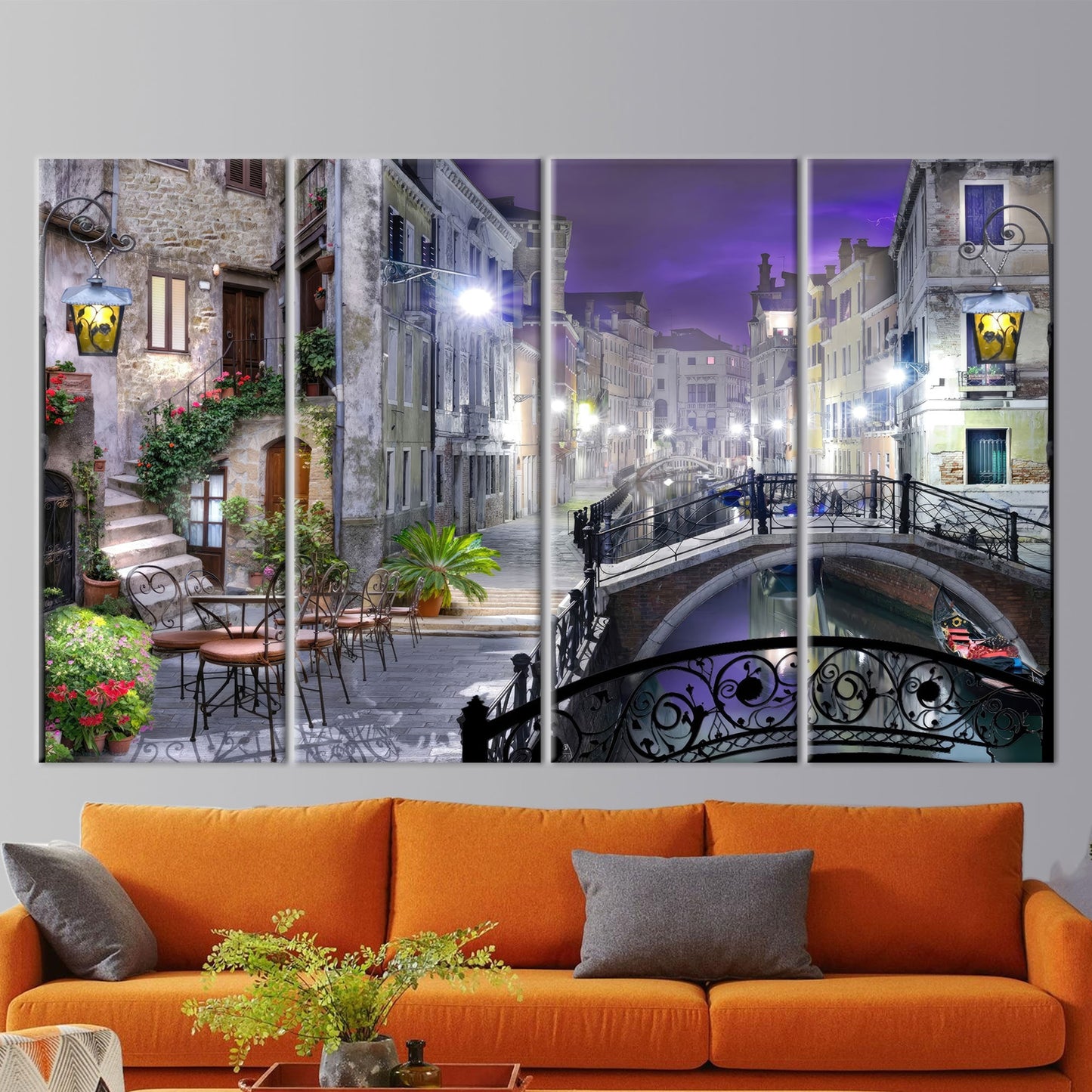 Cityscape City Landscape Canvas Print