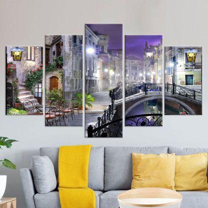Cityscape City Landscape Canvas Print