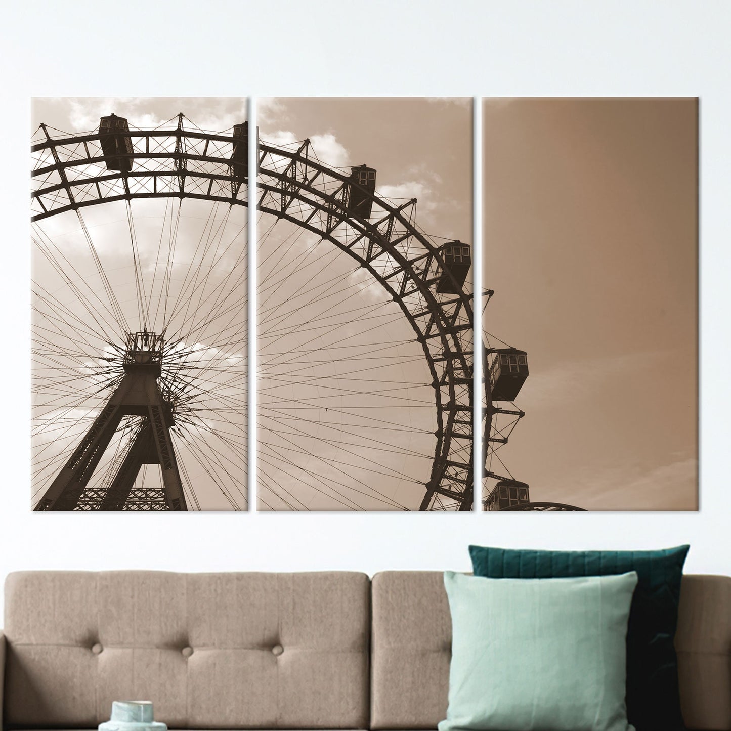 3D Park Landscape Printable Canvas Print