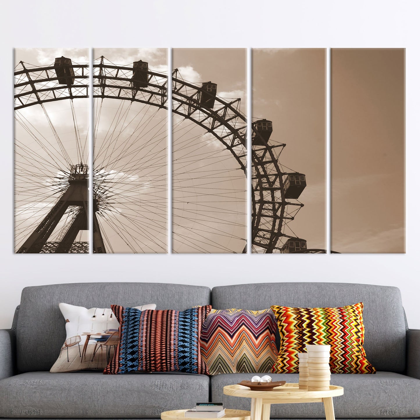 3D Park Landscape Printable Canvas Print