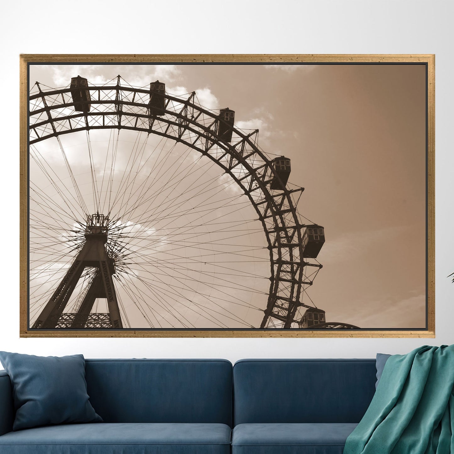 3D Park Landscape Printable Canvas Print