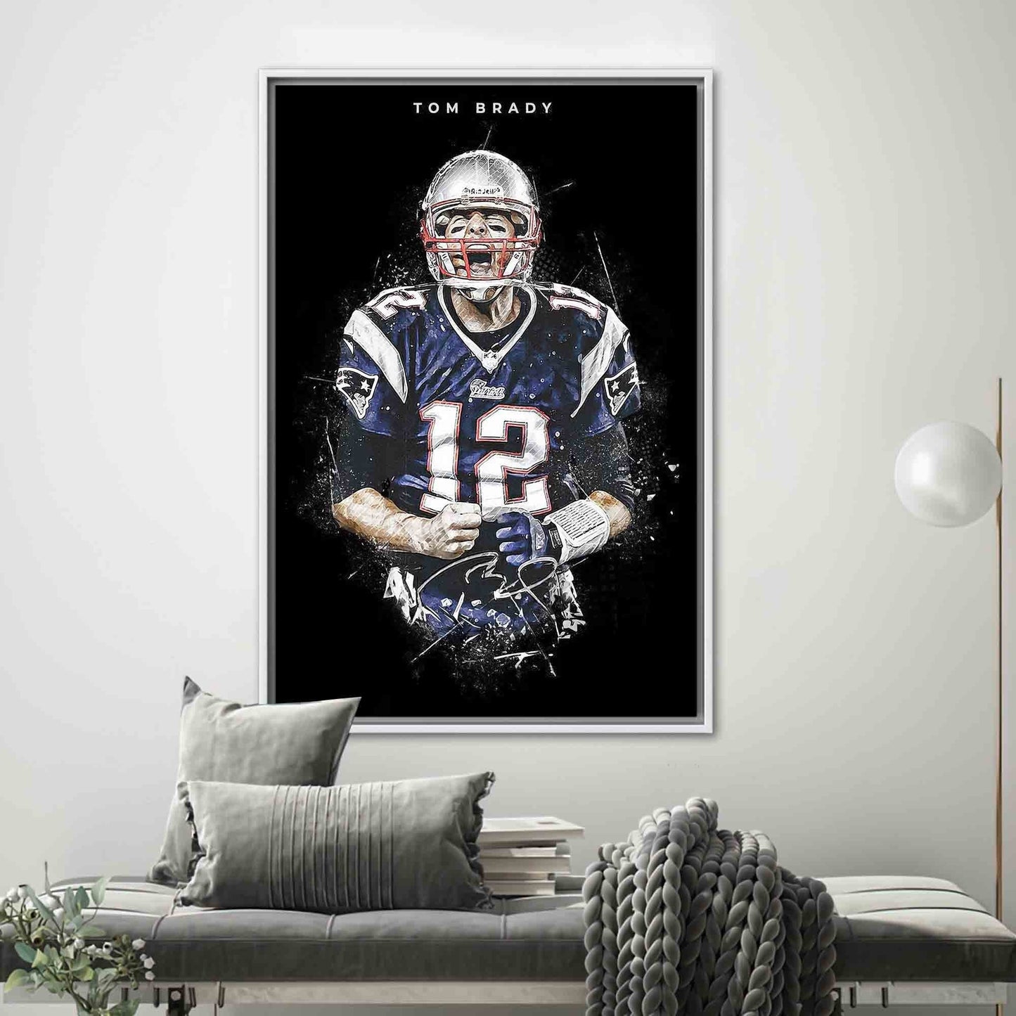 American Football Players Tom Brady Canvas Print
