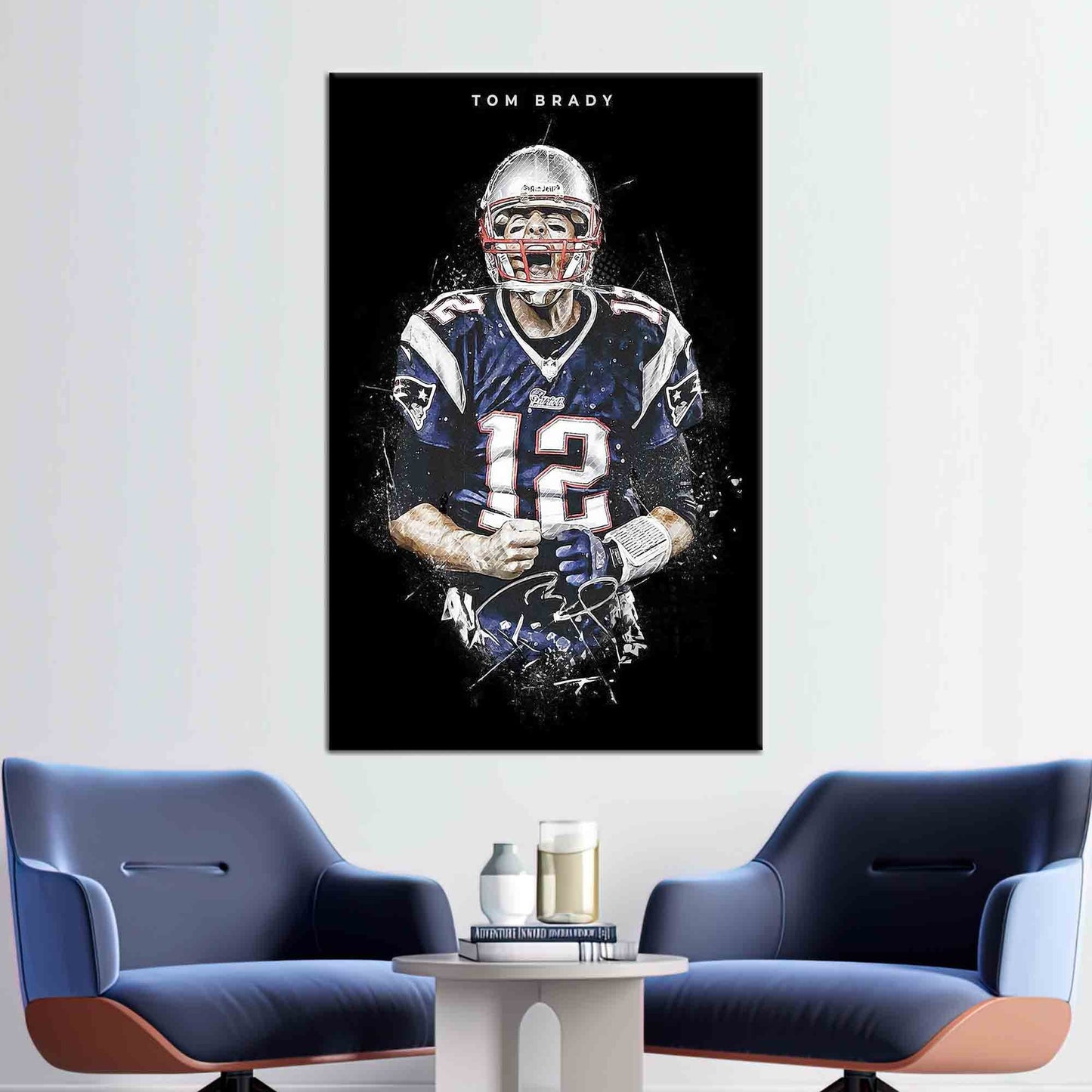 American Football Players Tom Brady Canvas Print
