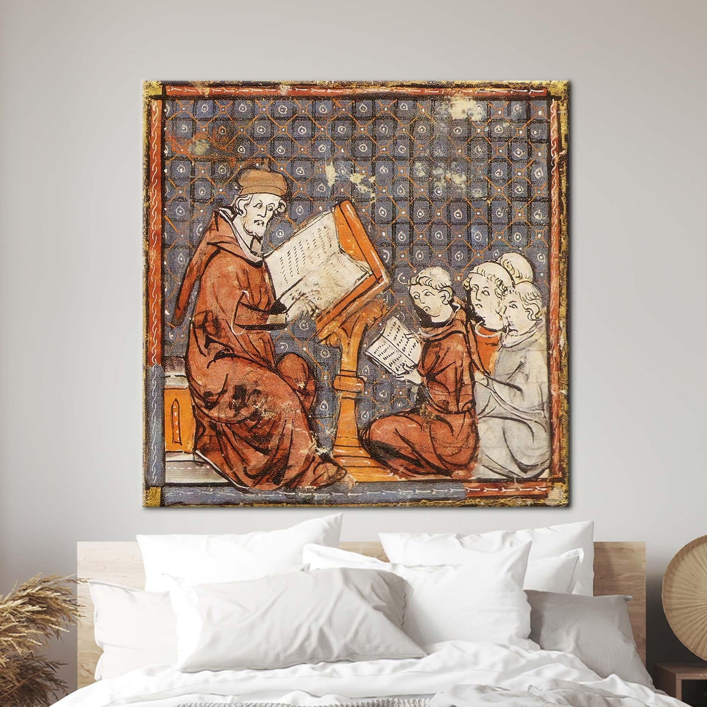 Renaissance Education Middle Ages Rich Canvas Print