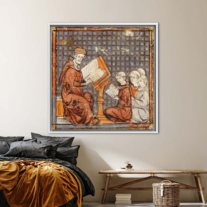 Renaissance Education Middle Ages Rich Canvas Print