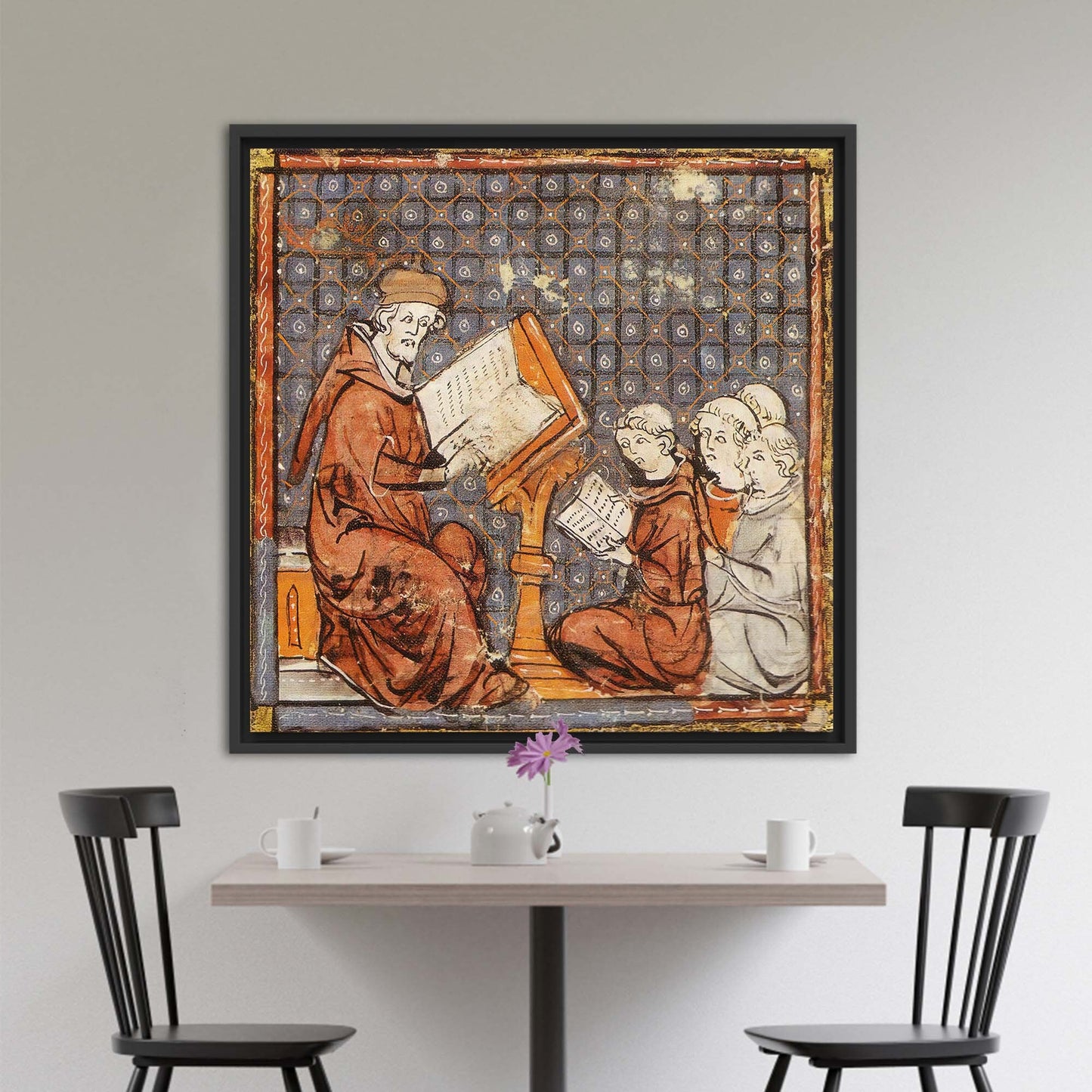 Renaissance Education Middle Ages Rich Canvas Print