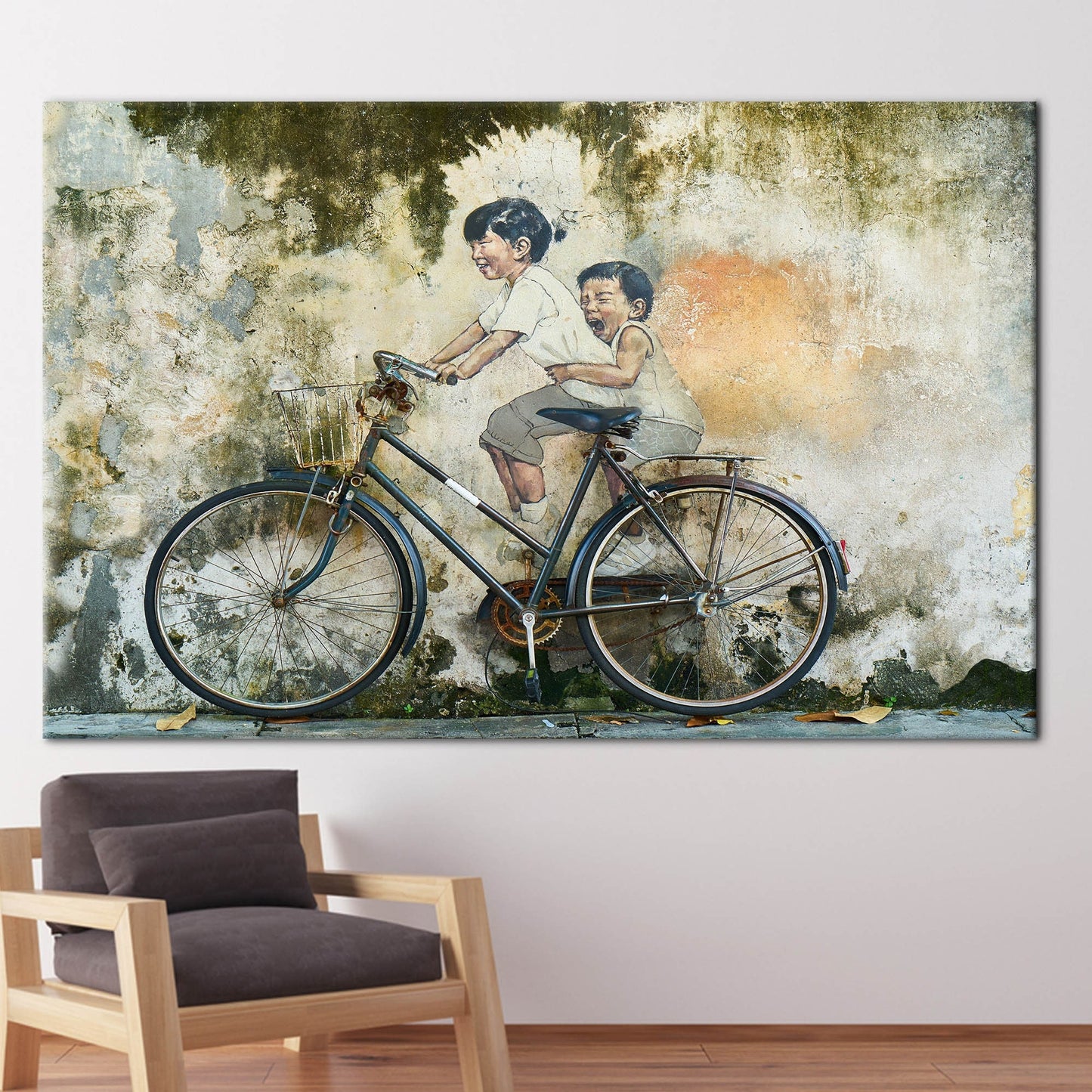 Fashion Abstract Graffiti and Penang Canvas Print