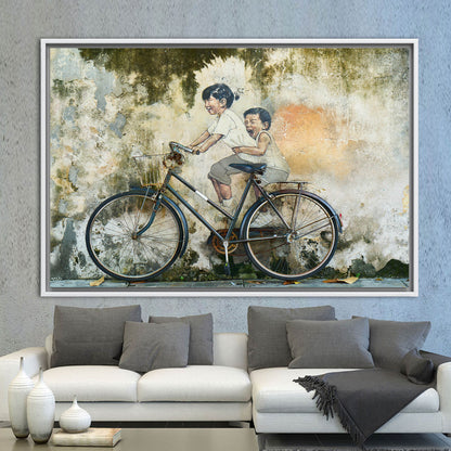 Fashion Abstract Graffiti and Penang Canvas Print
