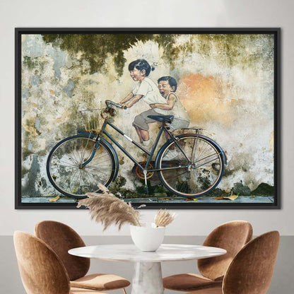 Fashion Abstract Graffiti and Penang Canvas Print