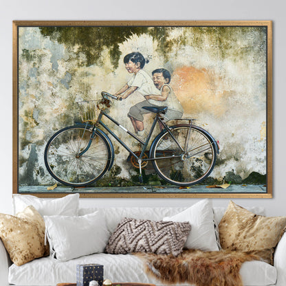 Fashion Abstract Graffiti and Penang Canvas Print
