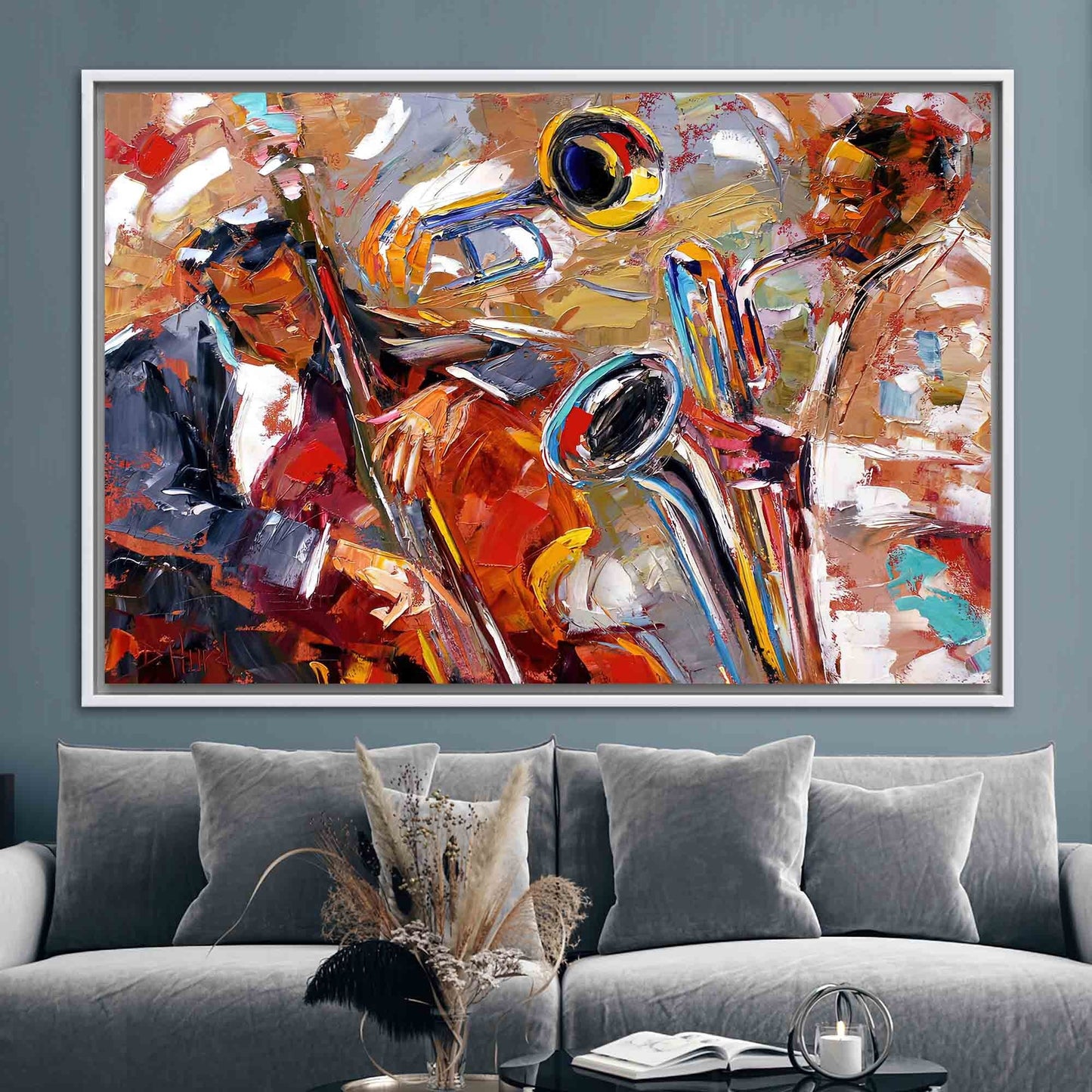 Saxophone Jazz Music African American Canvas Print