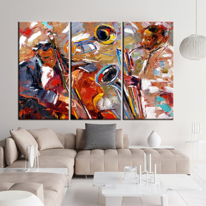 Saxophone Jazz Music African American Canvas Print