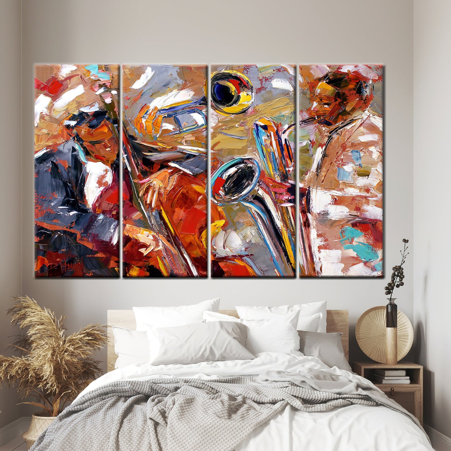 Saxophone Jazz Music African American Canvas Print