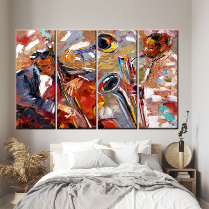 Saxophone Jazz Music African American Canvas Print