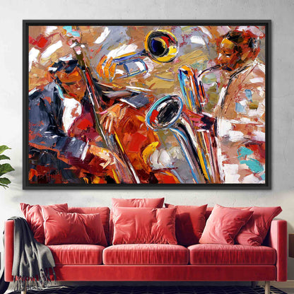 Saxophone Jazz Music African American Canvas Print