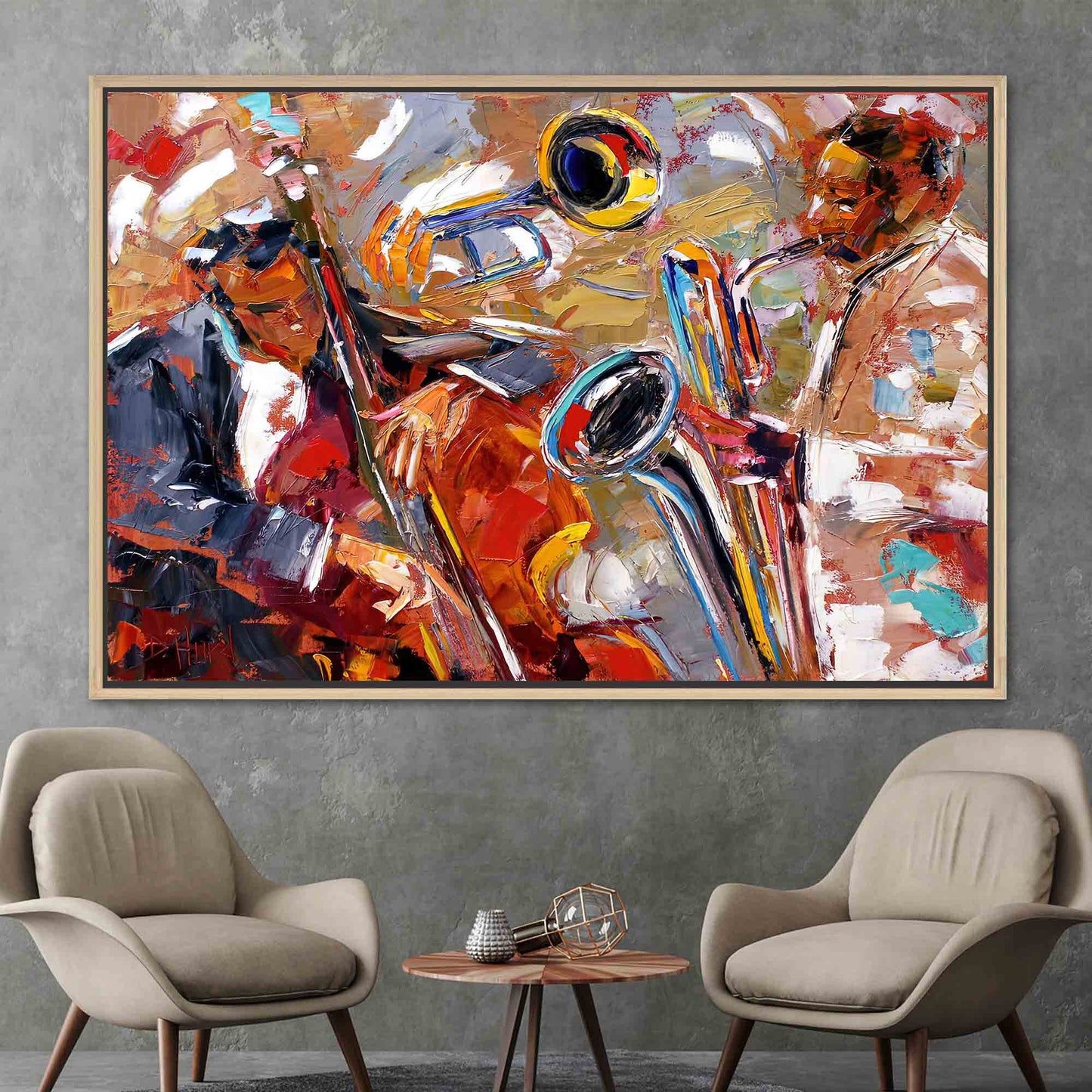 Saxophone Jazz Music African American Canvas Print