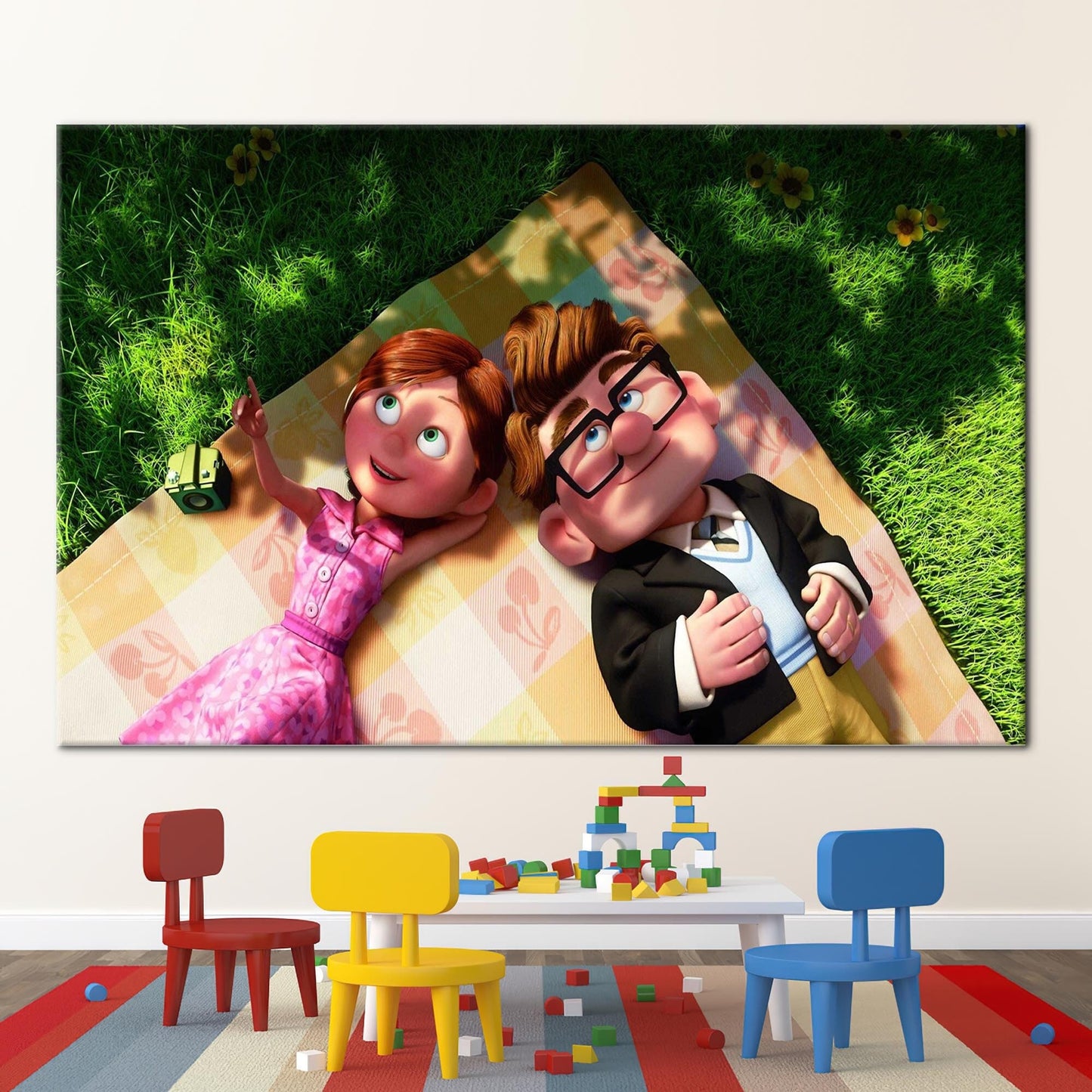 Carl and Ellie Movie Up Canvas Print