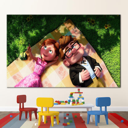 Carl and Ellie Movie Up Canvas Print