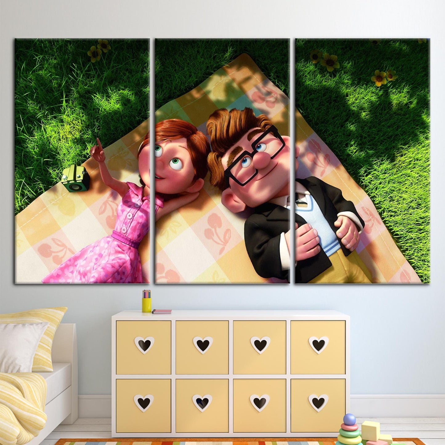 Carl and Ellie Movie Up Canvas Print