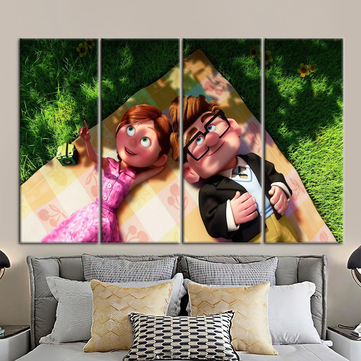 Carl and Ellie Movie Up Canvas Print