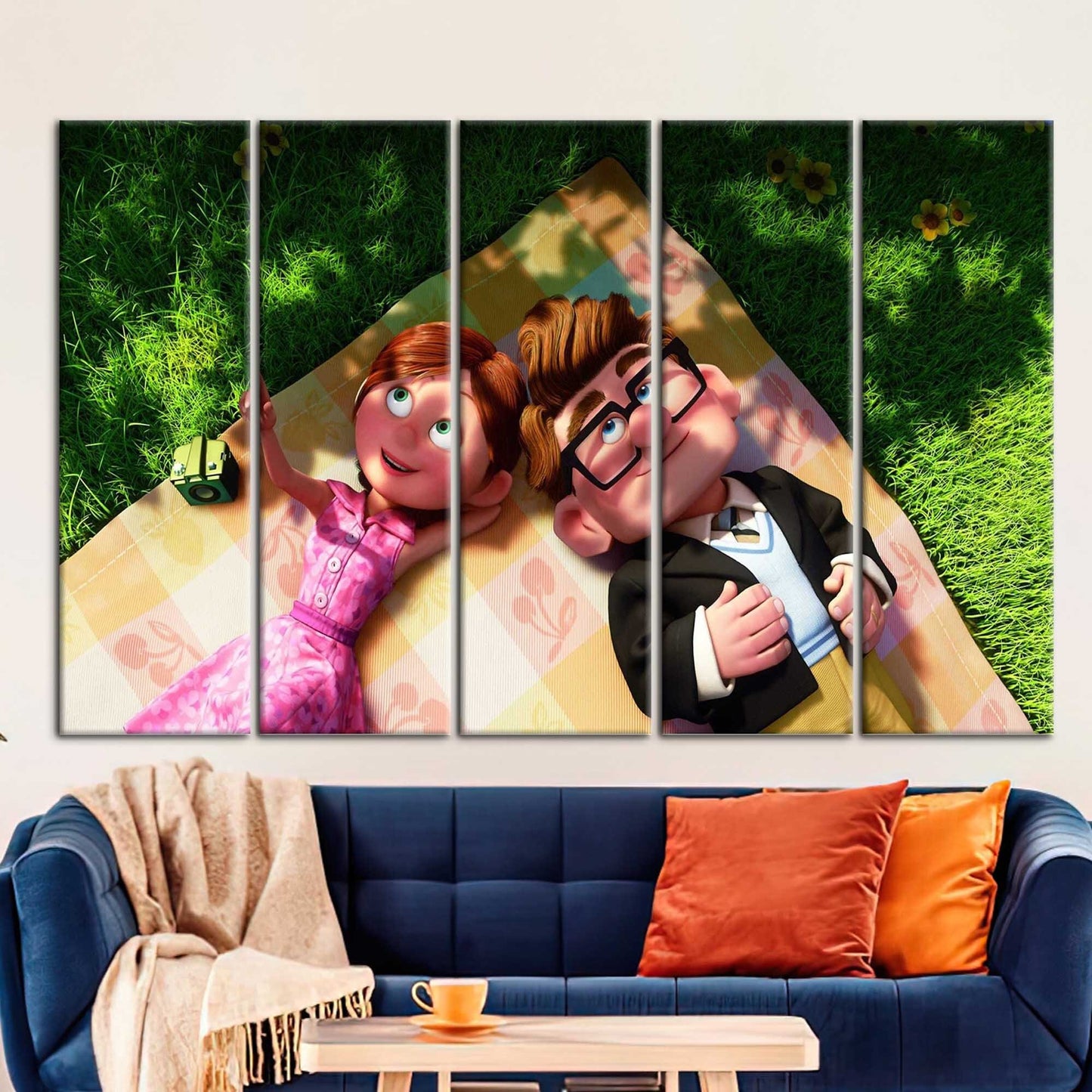 Carl and Ellie Movie Up Canvas Print