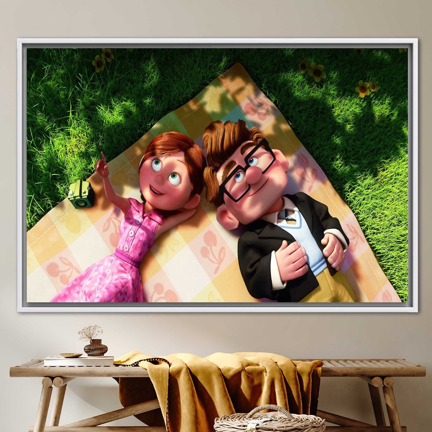 Carl and Ellie Movie Up Canvas Print