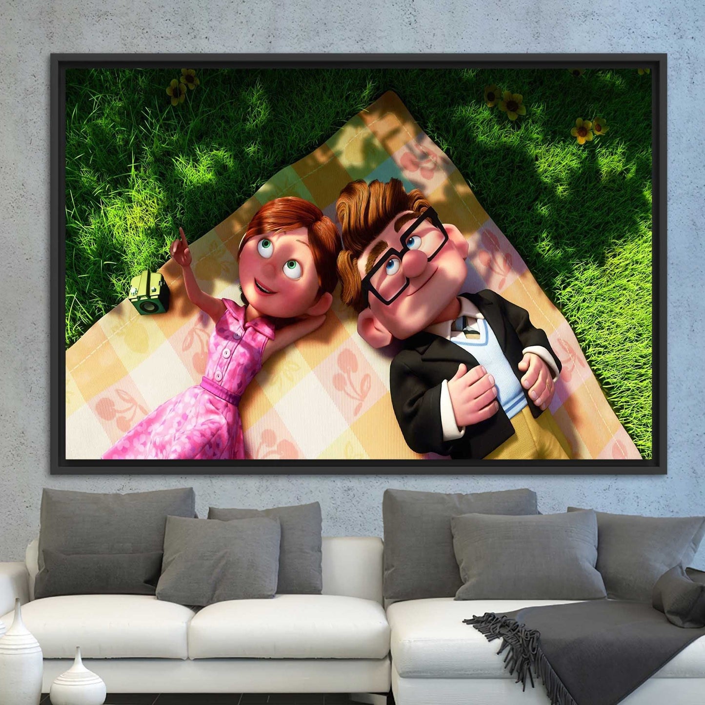 Carl and Ellie Movie Up Canvas Print