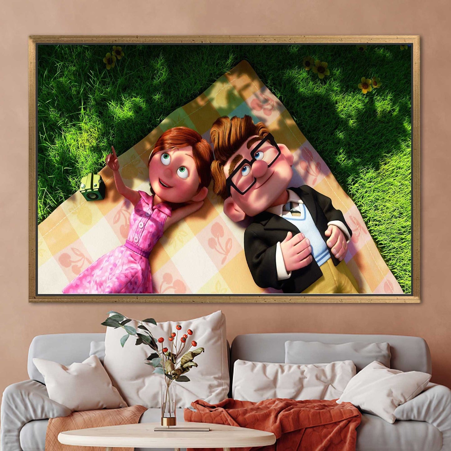 Carl and Ellie Movie Up Canvas Print