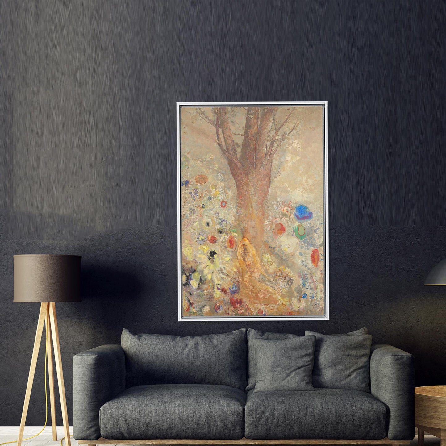 Modern Canvas Print: The Buddha Poster by Odilon Redon, Personalized Gift for Mom