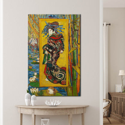 Van Gogh Courtesan After Eisen Canvas Print