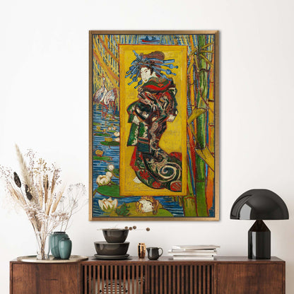 Van Gogh Courtesan After Eisen Canvas Print