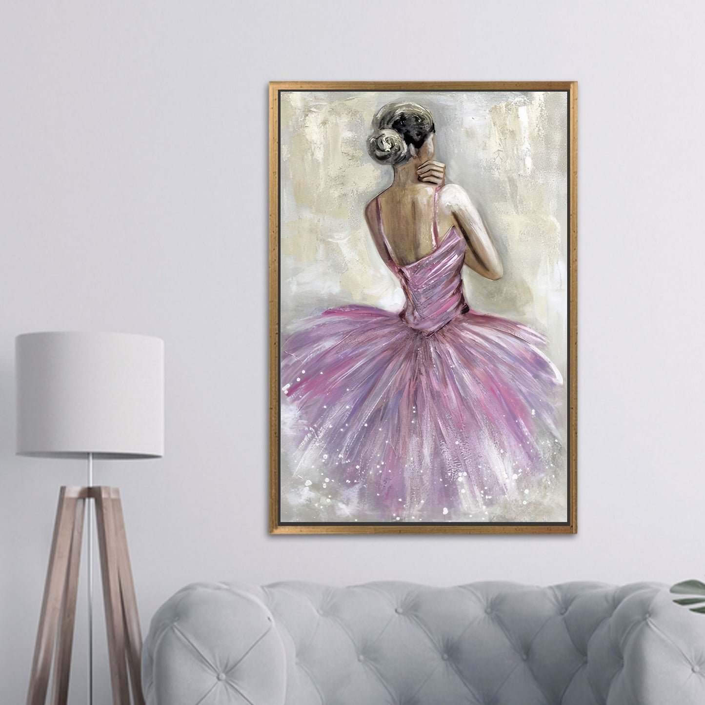 Halloween Girl Bridesmaid Ballerina Dancer Canvas Print
