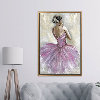 Halloween Girl Bridesmaid Ballerina Dancer Canvas Print