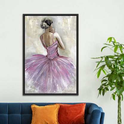 Halloween Girl Bridesmaid Ballerina Dancer Canvas Print