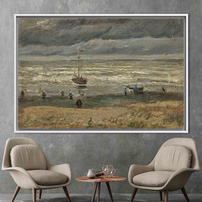 Van Gogh Beach at Scheveningen Canvas Print