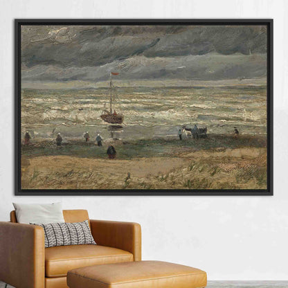 Van Gogh Beach at Scheveningen Canvas Print