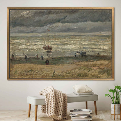 Van Gogh Beach at Scheveningen Canvas Print