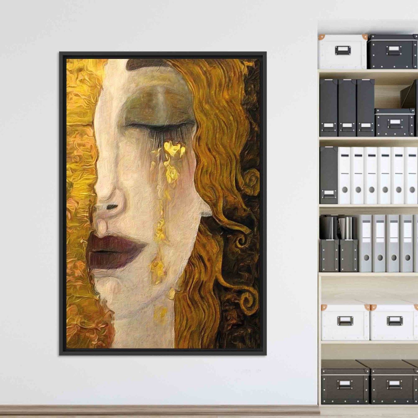 Golden Tears Canvas Print