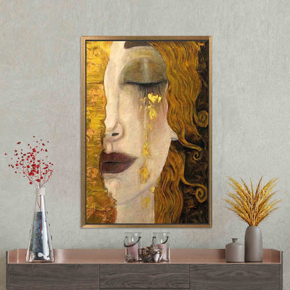 Golden Tears Canvas Print