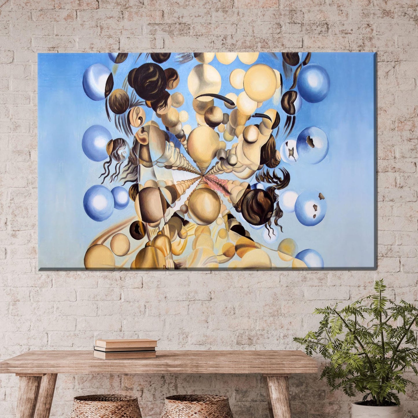 Salvador Dalí Galatea Spheres Surrealist Canvas Print