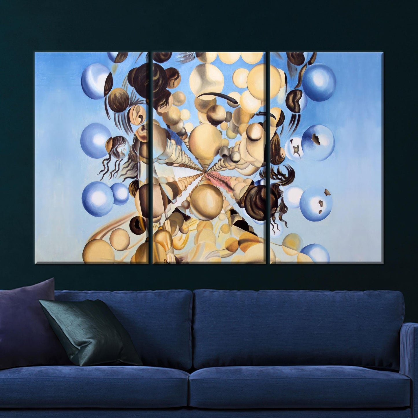 Salvador Dalí Galatea Spheres Surrealist Canvas Print