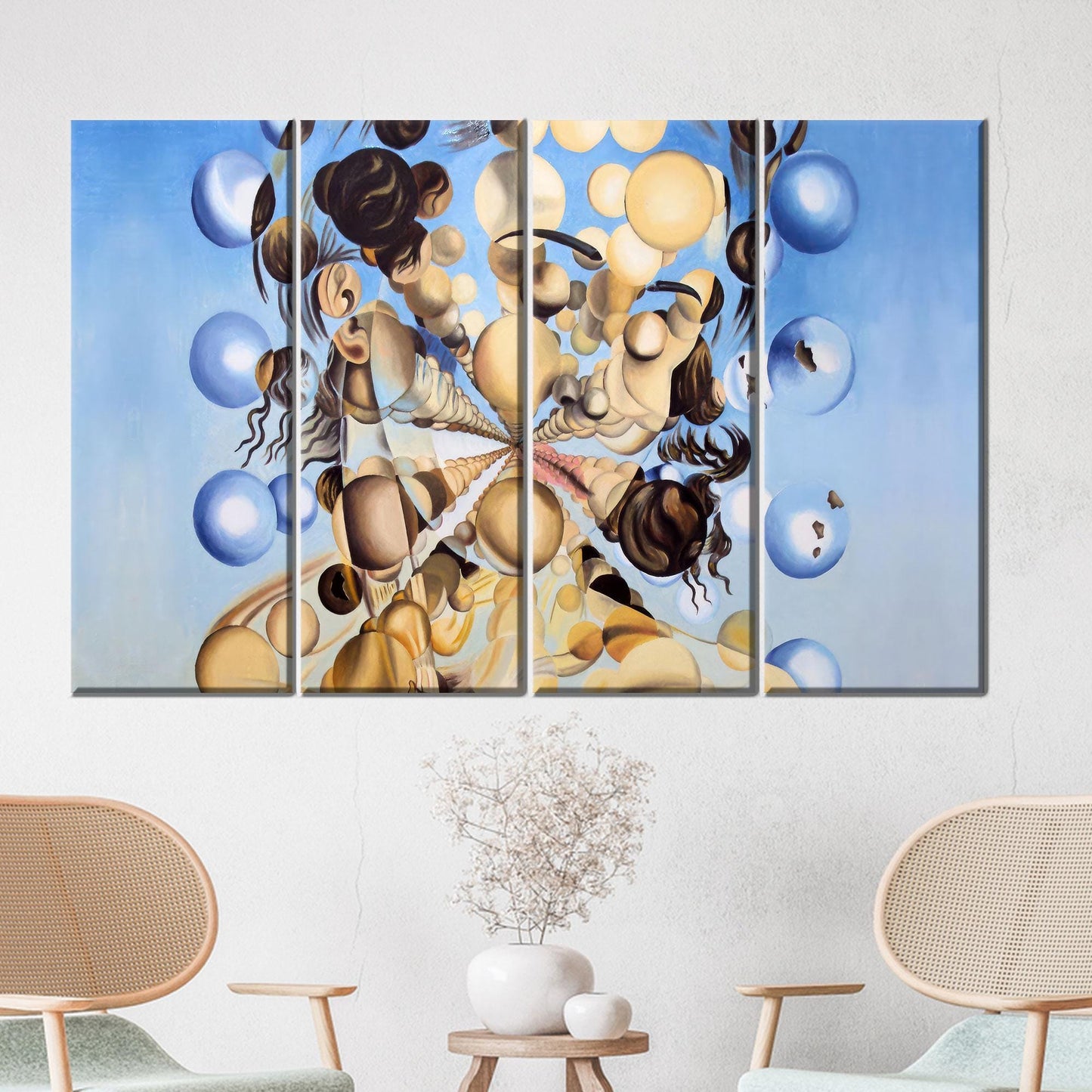 Salvador Dalí Galatea Spheres Surrealist Canvas Print