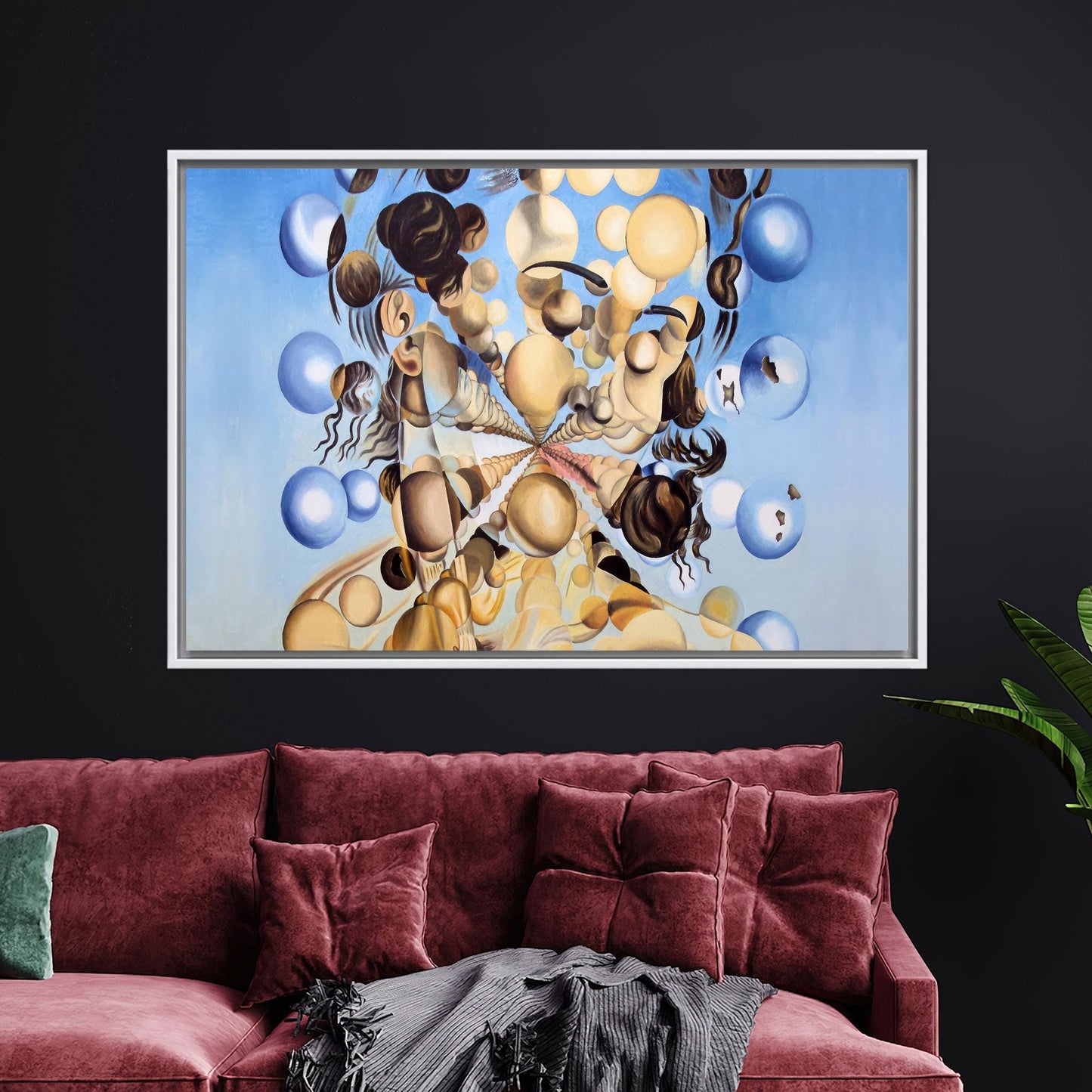 Salvador Dalí Galatea Spheres Surrealist Canvas Print