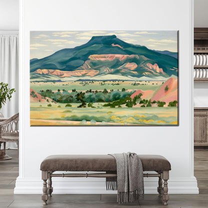 Georgia O'keeffe Southwestern Landscape Desert Canvas Print